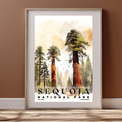 Sequoia National Park Poster, Travel Art, Office Poster, Home Decor | S4 - image4